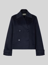 Kurzmantel mit Reverskragen und Eingrifftaschen von Stefanel - 36