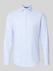 Slim fit zakelijk overhemd van katoen met haaikraag van Jake*s - 16