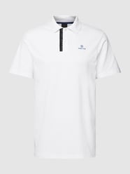 Poloshirt met labeldetails, model 'Ramon' van FIRE + ICE Wit - 37