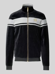 Sweatjack met opstaande kraag en labelstitching, model 'DAMARINDO' van SERGIO TACCHINI - 24
