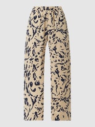 Comfortbroek met Franse steekzakken, model 'Hailey' van Vero Moda Grijs / zwart - 16