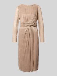 Cocktailkleid mit Knotendetail von Christian Berg Cocktail Gold - 30