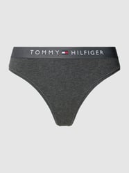 String mit elastischem Label-Bund von TOMMY HILFIGER Grau - 13