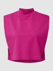 Crop Top mit Stehkragen Modell 'NAVINA' von Drykorn Lila - 21