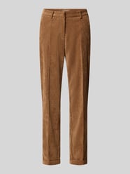 Regular Fit Cordhose mit fixiertem Beinumschlag Modell 'KRYSTAL' von CAMBIO - 4
