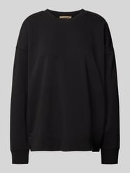 Oversized Sweatshirt mit Rundhalsausschnitt von Smith and Soul Schwarz - 10