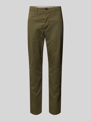 Chinosy o kroju slim fit z mieszanki bawełny od Tommy Hilfiger - 30