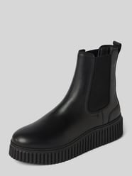 Chelsea Boots aus edlem Rindleder mit gerillter Plateausohle von Marc O'Polo - 7