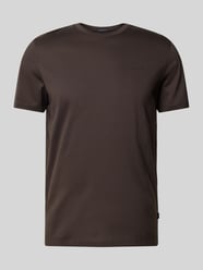 T-Shirt mit geripptem Rundhalsausschnitt Modell 'Cosmo' von JOOP! Collection Braun - 14