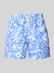 Regular Fit Badehose mit Tunnelzug Modell 'TRAVELER' von Polo Ralph Lauren - 14