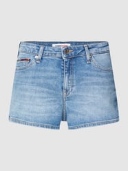 Korte skinny fit jeans in 5-pocketmodel, model 'NORA' van Tommy Jeans Blauw / turquoise - 29