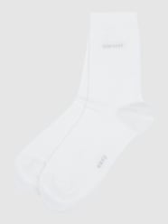 Socken mit Label-Stitching im 2er-Pack von Esprit Weiß - 8