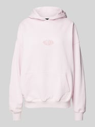 Oversized Hoodie mit Label-Print Modell 'KIMI' von Pegador Pink - 8