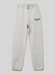 Sweatpants mit Label-Stitching von Polo Sport Grau - 8