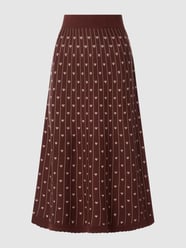 Strickrock mit Allover-Muster Modell 'Irambre' von Atelier Reve Braun - 12