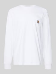 Bluzka z długim rękawem z brustaszą i detalem z logo od Carhartt Work In Progress - 47