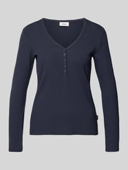 Regular fit shirt met lange mouwen van katoenmix van s.Oliver RED LABEL - 25