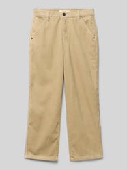 Cordhose mit französischen Eingrifftaschen von Garcia Beige - 28