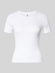 Slim fit T-shirt van katoenmix, model 'VAL LIFE' van Only - 35