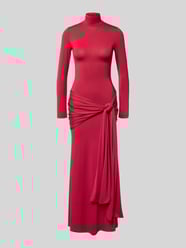 Slim Fit Abendkleid mit Rollkragen Modell 'Alix' von Bardot Bordeaux - 47