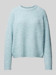 Flauschiger Pullover mit Rundhalsausschnitt Modell 'CIROLA' von Only Blau - 27