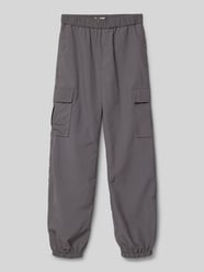 Cargohose mit elastischem Bund von Only Grau - 14