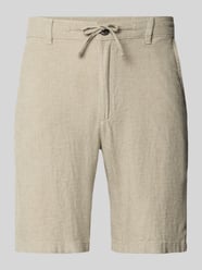 Regular Fit Chinoshorts aus Baumwoll-Leinen-Mix Modell 'BRODY' von Selected Homme - 2