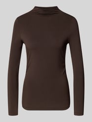 Slim Fit Longsleeve mit Stehkragen von Smith and Soul - 25