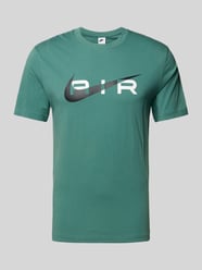 T-Shirt mit Label-Print von Nike Grün - 36