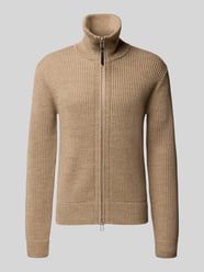 Strickjacke aus Wolle mit Stehkragen Modell 'Niall' von Tiger Of Sweden Beige - 34