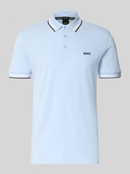 Regular Fit Poloshirt mit Label-Stitching Modell 'Paddy' von BOSS Green - 23