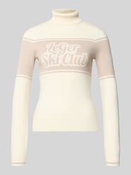 Sweter z golfem o kroju regular fit z Mieszanka wiskozy Model 'Elna' od LeGer - 33
