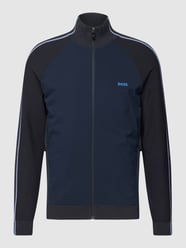 Sweatjacke mit Raglanärmeln Modell 'Zaflik' von BOSS Green Blau - 15