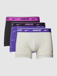 Trunks mit elastischem Logo-Bund im 3er-Pack von Nike Lila - 2