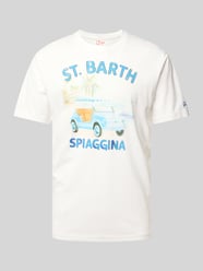 T-shirt met motief- en statementprint van MC2 Saint Barth - 33