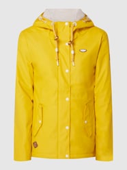 Regenjacke mit Kapuze Modell 'Marge' - wasserdicht von Ragwear Gelb - 28