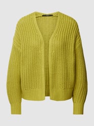 Strickcardigan mit offener Vorderseite von Zero Grün - 23