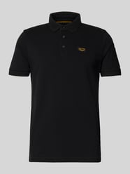 Koszulka polo w kroju slim fit z wyszywanym logo model 'TRACKWAY' od PME Legend - 3