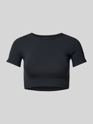 Krótki T-shirt z okrągłym dekoltem od ORGANIC BASICS - 5