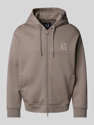 Sweatjacke mit Kapuze von ARMANI EXCHANGE Beige - 10