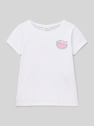 Regular fit T-shirt van puur katoen van s.Oliver RED LABEL - 45