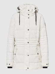 Steppjacke mit Webpelzbesatz von G.I.G.A. DX Weiß - 23