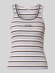 Slim Fit Top aus Baumwoll-Mix mit Logo-Stitching von GUESS Jeans - 33