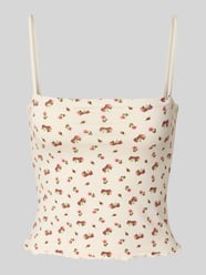 Tanktop met vierkante hals van Review Beige - 26
