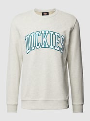 Sweatshirt met labelstitching, model 'AITKIN' van Dickies Grijs - 2