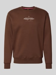 Regular Fit Sweatshirt aus Baumwoll-Mix mit Label-Detail von Alpha Industries - 13
