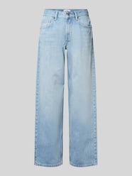 Jeansy z szerokimi nogawkami w 5 kieszeni model 'CINCH' od Topshop - 1