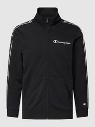 Sweatjacke mit seitlichen Eingrifftaschen von CHAMPION Grau / Schwarz - 24