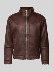 Jacke in Leder-Optik mit Stehkragen Modell 'MACKSEN' von Casual Friday - 41