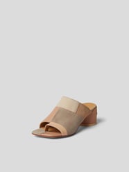 Pantoletten mit Absatz von MM6 Maison Margiela Beige - 3